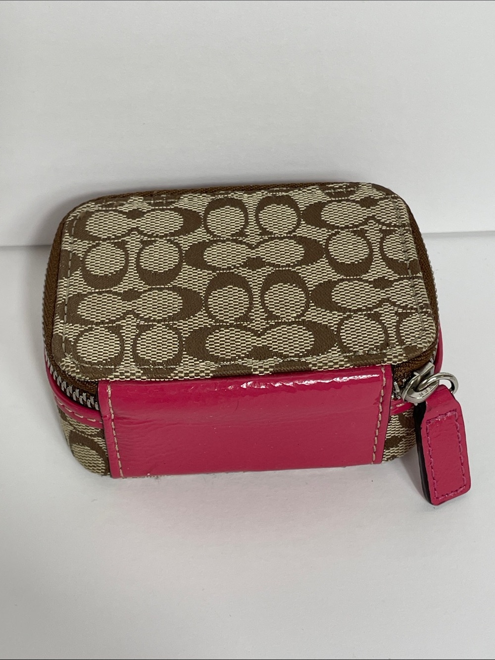 Coach Mini Signature Triple Pill Box - Picture 3 of 7